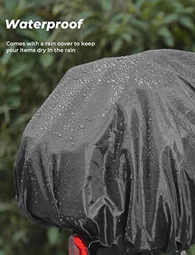 20L Bicycle Trunk Bag with Rain Cover