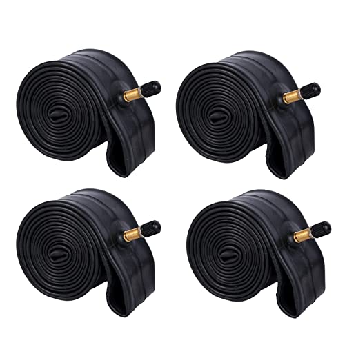 BWSHLF 29" Bike Tubes (4 Pack), MTB Bicycle Replacement Durable Butyl Rubber Fit 29x1.75/2.3, Schrader Valve 35mm
