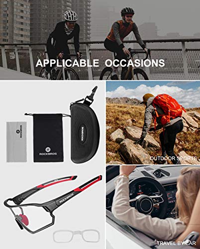 ROCKBROS Men's Photochromic Cycling Sunglasses