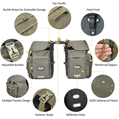 Lixada 50L Waterproof Bike Pannier Bag