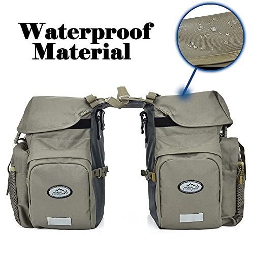 Reflective Waterproof Bike Panniers - 50L