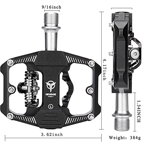 Hybrid MTB Pedals - Flat & SPD Compatible