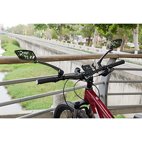 High-Def Convex Bike Handlebar Mirrors (Pair)