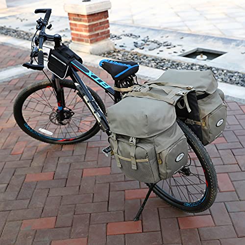 Reflective Waterproof Bike Panniers - 50L