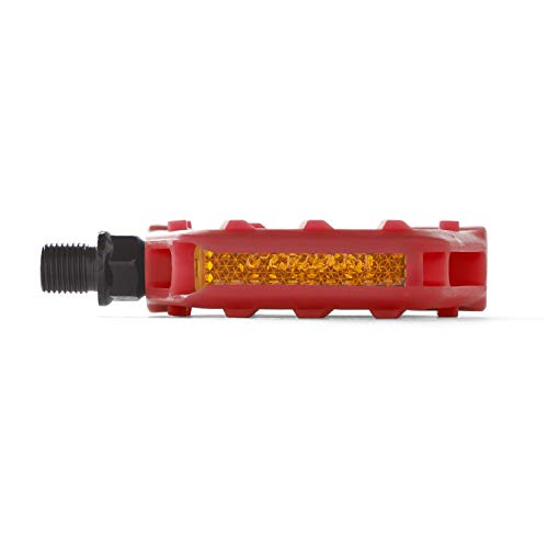 Red Kids Bike Pedals with 1/2 Spindle