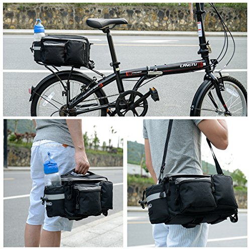 Roswheel Rear Rack Pannier with Cup Holder