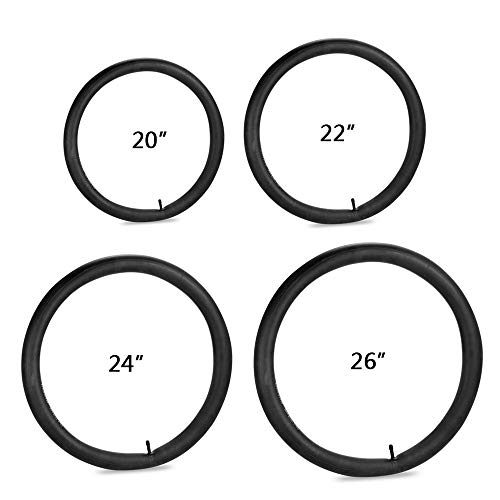 2 Pack Bike Tube with 3 Tire Levers, 26"×1.75/1.95/2.10/2.125 Bicycle Inner Tube Tyres Road MTB Bike Interior Tire Tube Anti Puncture Tube for Bike Bicycle Tire (26”×1.75/2.125)