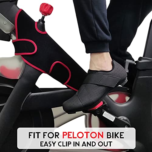 Unisex Cycling Shoes with Delta Cleats, Black