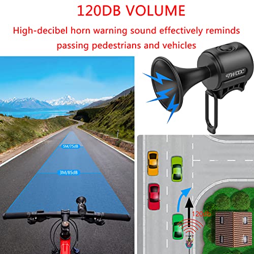 120DB Electronic Bike Horn - Waterproof & Easy Install