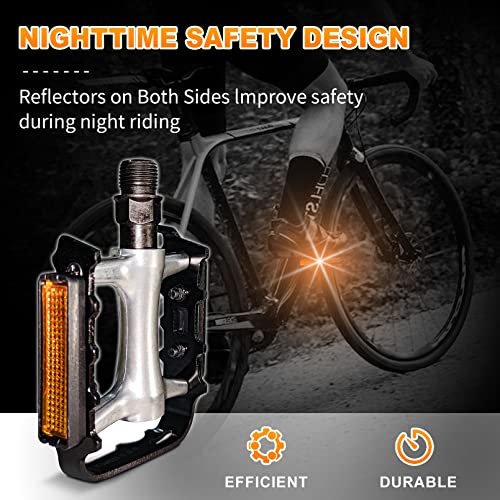 Aluminum Non-Slip Bike Pedals for Road/MTB