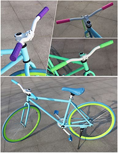 Beakuoo Bike Handlebar Grips for Kids Girls Boys, Non-Slip Rubber Mushroom Bicycle Grips for Scooter Cruiser Seadoo Tricycle Wheel Chair Mountain Road Urban Foldable Bike MTB BMX