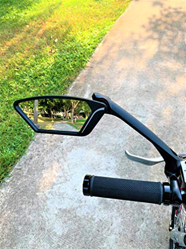 MEACHOW Rotatable Handlebar Bike Mirror (Left)