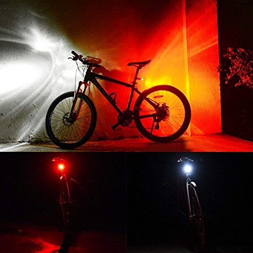 Akale LED Bicycle Lights - Front & Rear Set