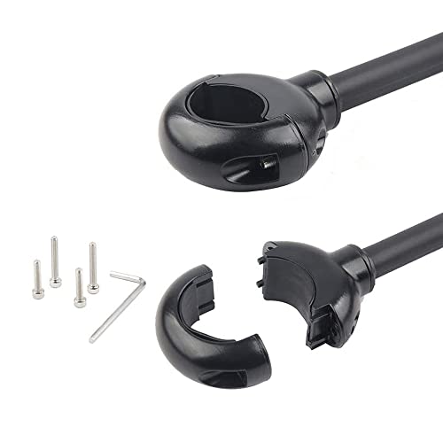 Bike Mirror, Bicycle Rear View Handlebar Mirrors Wide Angle Acrylic Convex Safety Adjustable Rotatable Scratch Resistant Shockproof Aluminum Tube Bike Mirrors for Mountain/Kids/Ebike Bikes （1 piece）