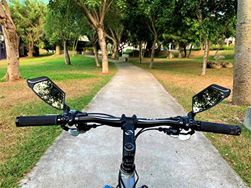 MEACHOW Rotatable Handlebar Bike Mirror (Left)