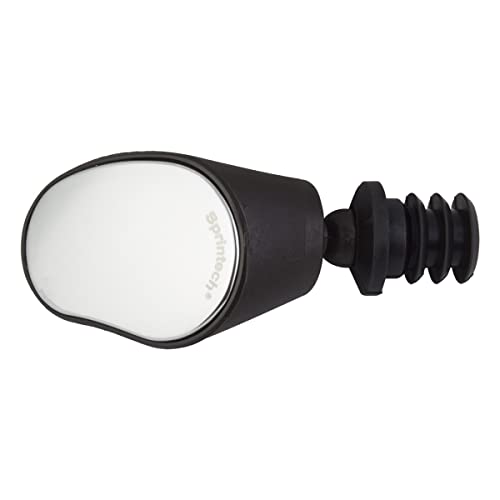 Road Bike Rearview Mirror - Left Side - Black