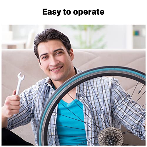 12 Pack Bike Inner Tube 700x18/25c Road Bike Replacement Inner Tubes Bicycle Wheel Sizes with 48mm Valve Rubber Tubes for Road Bikes