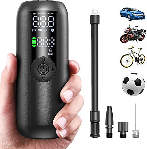 Mini Electric Bike Pump with Auto Shut-Off
