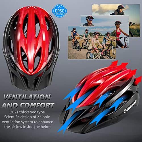 Adjustable Lightweight Cycling Helmet with Visor - Unisex