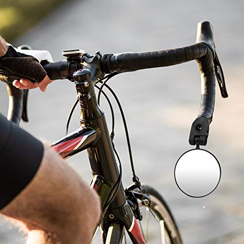 Bar End Bike Mirrors - HD Wide Angle