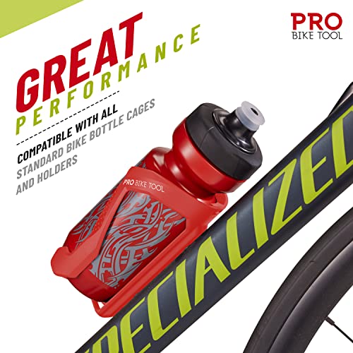 PRO BIKE TOOL 550 ml Water Bottle with Fast Flow Valve