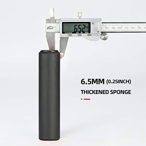 ROCKBROS Bike Handle Grips Foam Comfortable Shock Absorption Bike Handlebar Grips Suit for BMX, Mountain, MTB, Beach Cruiser, Scooter