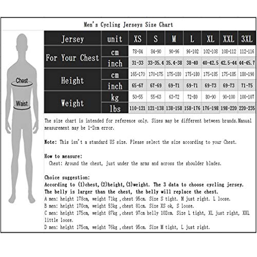 2020 Men's Blue Cycling Jersey, X-Large