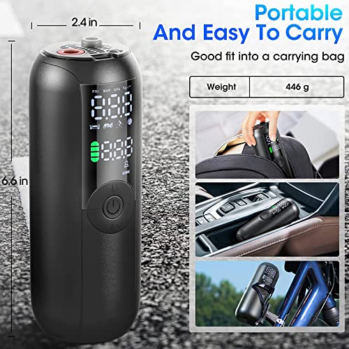 Mini Electric Bike Pump with Auto Shut-Off