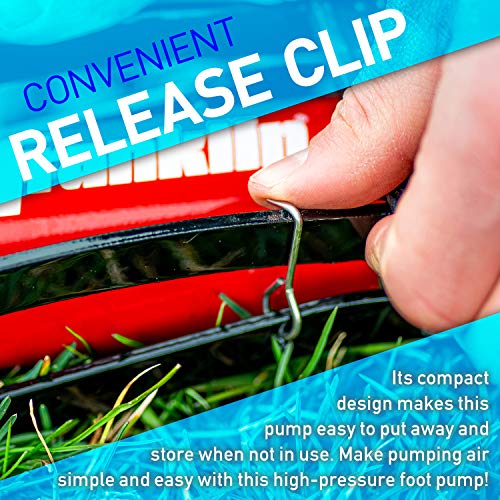 Compact High-Pressure Bike Pump for Sports Balls & Inflatables