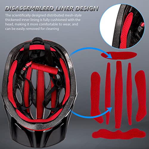 Adjustable Lightweight Cycling Helmet with Visor - Unisex
