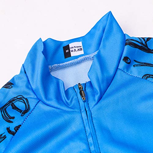 2020 Men's Blue Cycling Jersey, X-Large