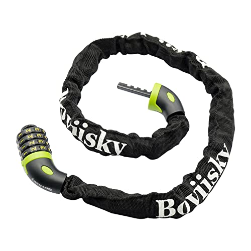Heavy Duty 4-Digit Bike Chain Lock - 3ft