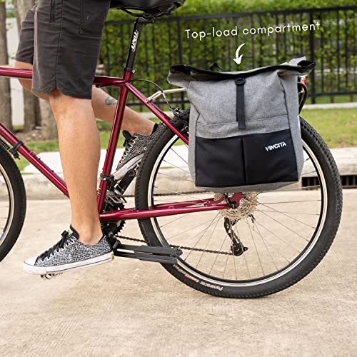 Blue Dot Double Pannier Cycling Side Bags
