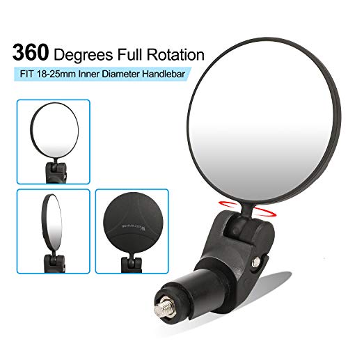 Bar End Bike Mirrors - HD Wide Angle
