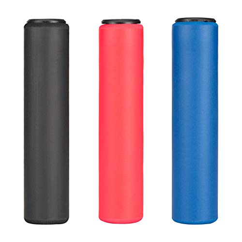 ROCKBROS Bike Handle Grips Foam Comfortable Shock Absorption Bike Handlebar Grips Suit for BMX, Mountain, MTB, Beach Cruiser, Scooter