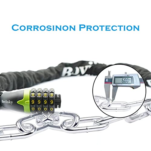 Heavy Duty 4-Digit Bike Chain Lock - 3ft