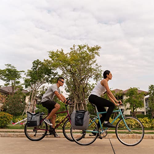 Blue Dot Double Pannier Cycling Side Bags