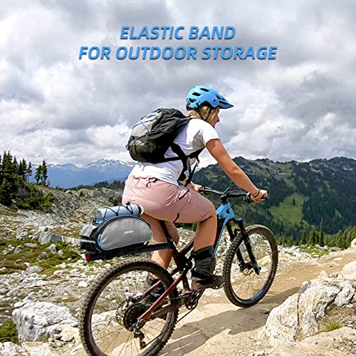 Lixada Bicycle Rack Bag 13L Waterproof Cycling Bike Rear Seat Cargo Bag MTB Road Bike Rack Carrier Trunk Bag Pannier Bag