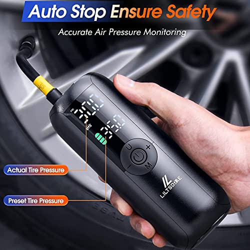 Mini Electric Bike Pump with Auto Shut-Off