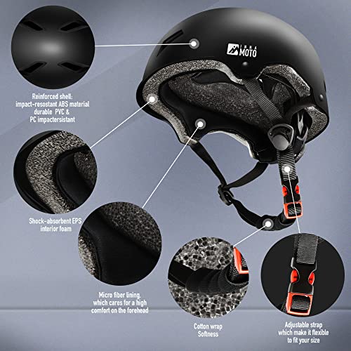 Adjustable Skateboard Helmet for Multi-Sport Cycling