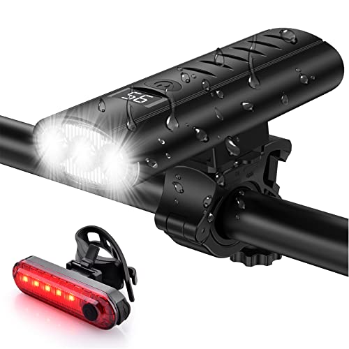 USB Rechargeable Bike Light Set - Super Bright