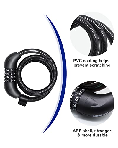 Heavy Duty Bike Lock with Resettable Combination