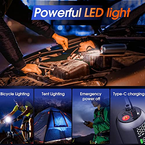 Mini Electric Bike Pump with Auto Shut-Off