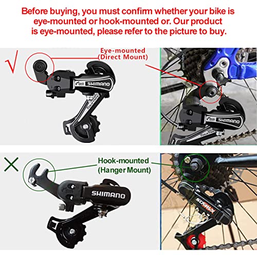 6/7 speed bike rear derailleur for mountain cycling