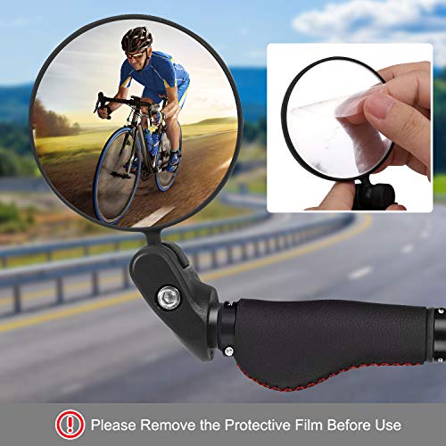 Bar End Bike Mirrors - HD Wide Angle