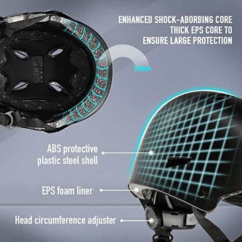 Adjustable Skateboard Helmet for Multi-Sport Cycling