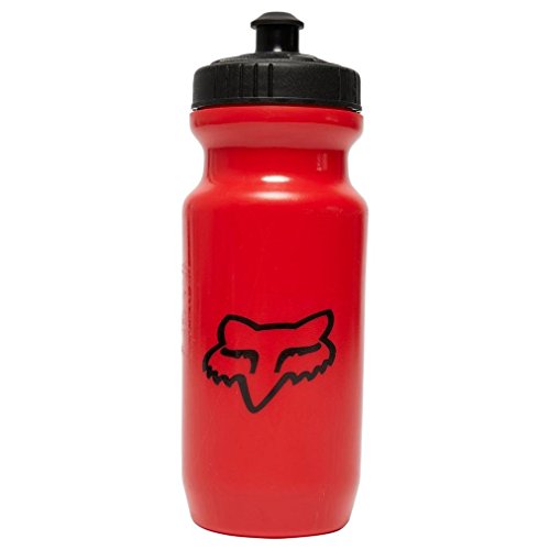 Fox Racing Water Bottle, Hands-Free Valve, Red