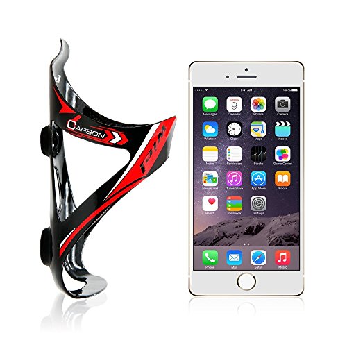 Carbon Fiber Bike Bottle Cage Holder (2-Pack)