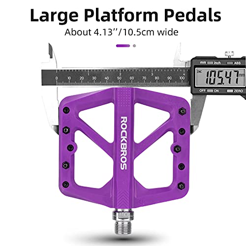 Purple Rock BROS MTB Flat Pedals