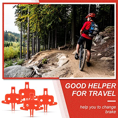 Fabbay 4 Pieces Bicycle Brake Spacer Disc Bike Hydraulic Disc Brakes Pads Bike Disk Brake Spacer Bike Brake Pads Empty Pinch Cycling Repair Tools Compatible with Shimano, MTB, Mountain Bike Road Bike